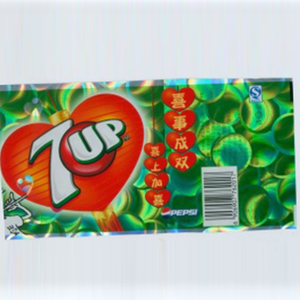 7-Up soft drink label